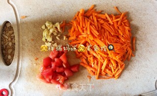 原创【????仙草味道????私房菜????】????女儿????的????味道????胡萝卜????虾皮????????拌面????的做法步骤：1