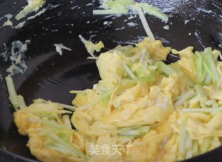 韭黄炒蛋的做法步骤：6