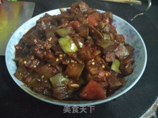 番茄烧青茄的做法步骤：4