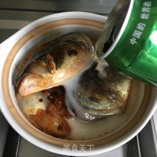 砂锅鱼头的做法步骤：6