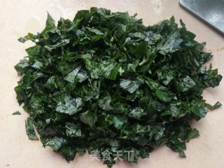 红薯叶发面馍的做法步骤：2