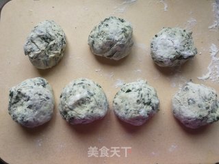 红薯叶发面馍的做法步骤：9
