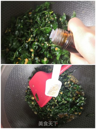 炒麻叶的做法步骤：9
