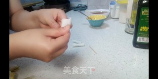 秋葵酿虾滑，乘风破浪会有时的做法步骤：8