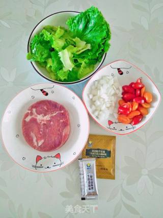 牛排生菜沙拉的做法步骤：4