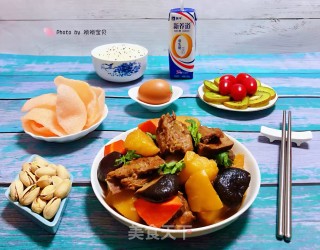 腐乳排骨炖时蔬#荤菜#的做法步骤：15