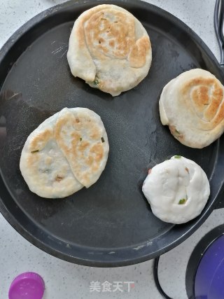 韭香肉饼的做法步骤：10