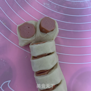 芝士火腿面包的做法步骤：11