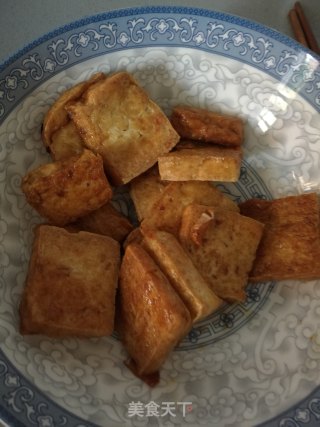普通煎豆腐的做法步骤：4