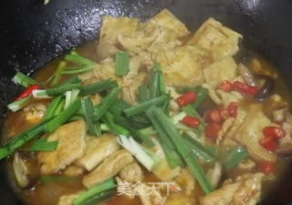 鸡肉焖豆腐的做法步骤：8