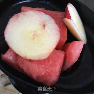 桃子西瓜汁的做法步骤：5