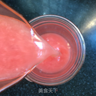 桃子西瓜汁的做法步骤：7