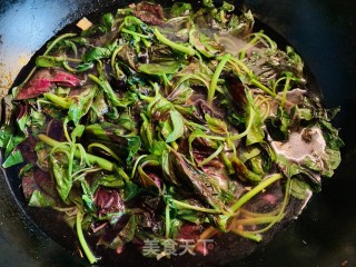 火麻油红苋菜汤的做法步骤：5