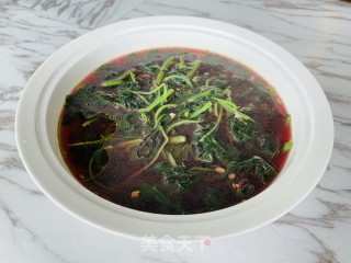 火麻油红苋菜汤的做法步骤：7