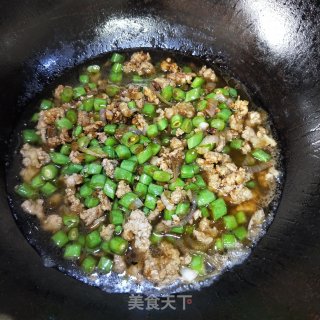 肉末蛋丝豆角拌面的做法步骤：8