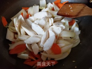 胡萝卜山药炒西芹的做法步骤：9