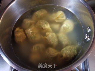 韭菜猪肉馄饨面的做法步骤：7