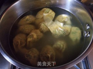 韭菜猪肉馄饨面的做法步骤：8