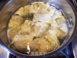 韭菜猪肉馄饨面的做法步骤：9