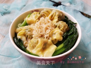 韭菜猪肉馄饨面的做法步骤：11