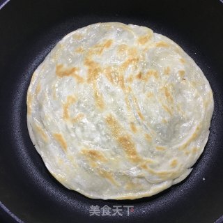 鸡蛋手抓饼的做法步骤：4
