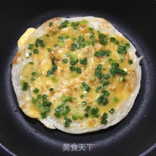 鸡蛋手抓饼的做法步骤：5