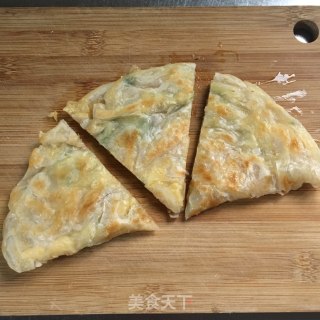 鸡蛋手抓饼的做法步骤：7