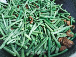 炒豇豆的做法步骤：5