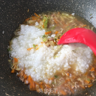 胡萝卜鲍鱼粥的做法步骤：14