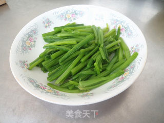 山药炒菠菜茎的做法步骤：5
