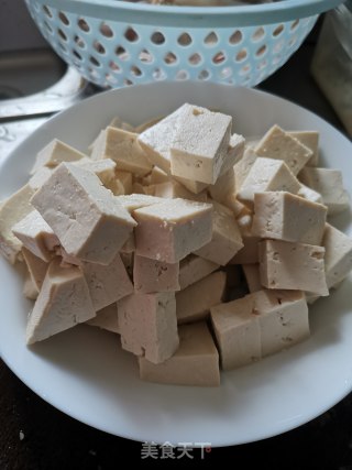 豆豉辣椒蒸老豆腐的做法步骤：1