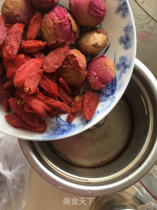 石斛陈皮牡丹花茶的做法步骤：4