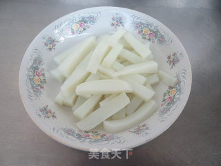 焖子炒腐竹的做法步骤：4