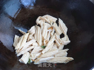 焖子炒腐竹的做法步骤：5