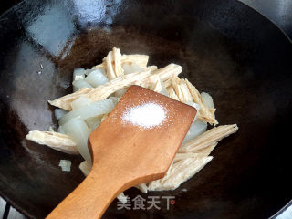 焖子炒腐竹的做法步骤：7