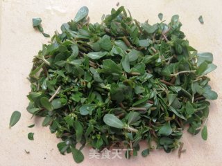 马齿苋发面馍的做法步骤：3