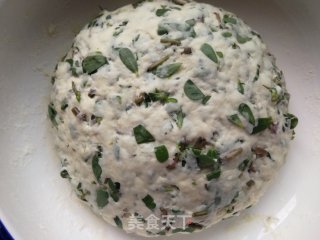 马齿苋发面馍的做法步骤：8