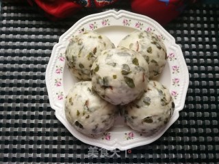 马齿苋发面馍的做法步骤：14
