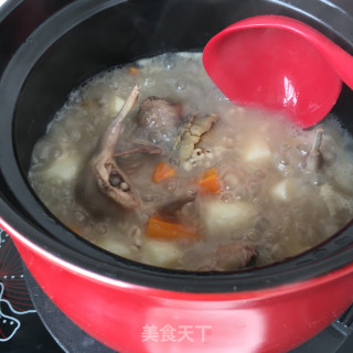 薏米淮山炖鹌鹑的做法步骤：18