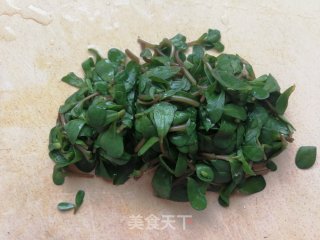 马齿苋滑炒鸡蛋的做法步骤：3