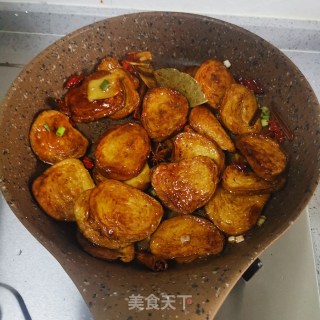 红烧豆腐卷的做法步骤：7