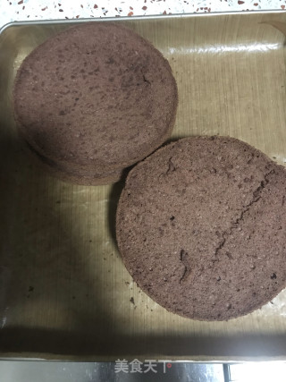 巧克力蓝莓蛋糕的做法步骤：21