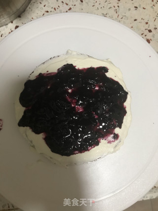 巧克力蓝莓蛋糕的做法步骤：23