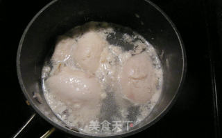 凉拌鸡丝的做法步骤：1