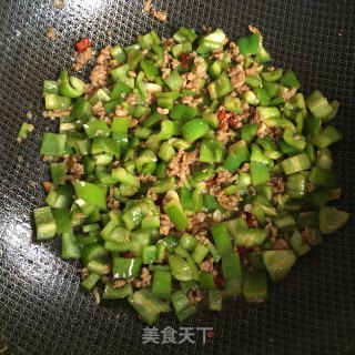 肉末青椒的做法步骤：6