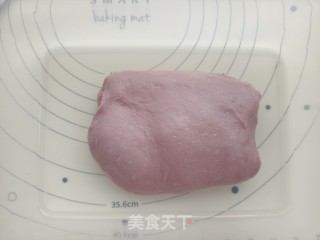 中考加油包--紫薯奶酪波波球面包的做法步骤：6