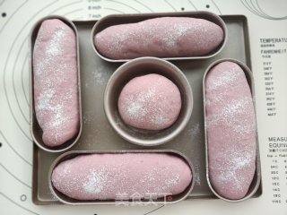 中考加油包--紫薯奶酪波波球面包的做法步骤：13