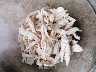 柠檬手撕鸡肉的做法步骤：3