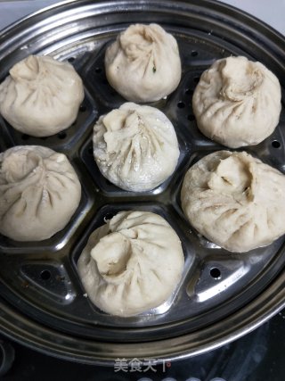 豆腐五花肉馅包子的做法步骤：6