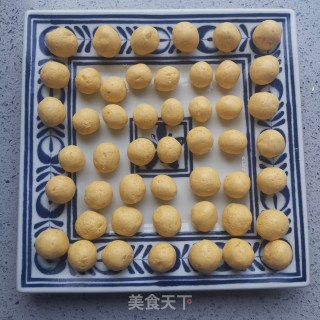 姜汁玫瑰红糖南瓜圆子的做法步骤：6
